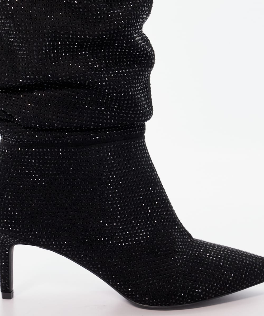Jessica simpson layzer slouchy rhinestone boots black shop